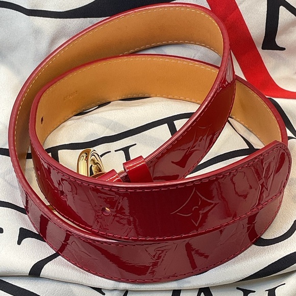 Louis Vuitton Red Monogram Vernis Belt main image 13